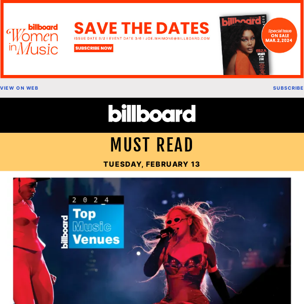 Billboard's 2024 Top Music Venues