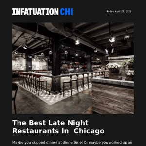 Where To Eat After 11pm