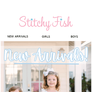 TGIF! New Stitchy Fish Styles Are In! 😍