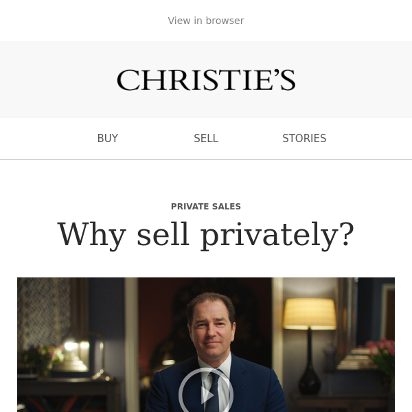 Private Sales | The art of matchmaking - Christie's