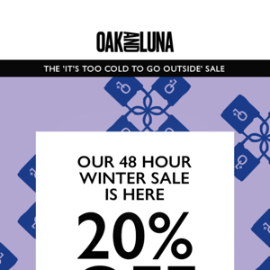 Our Winter Sale is Here