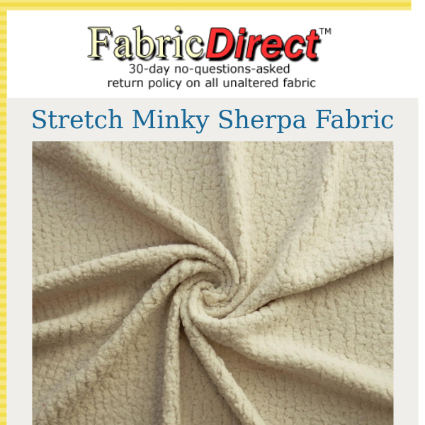 Back in stock!  Fabric Direct