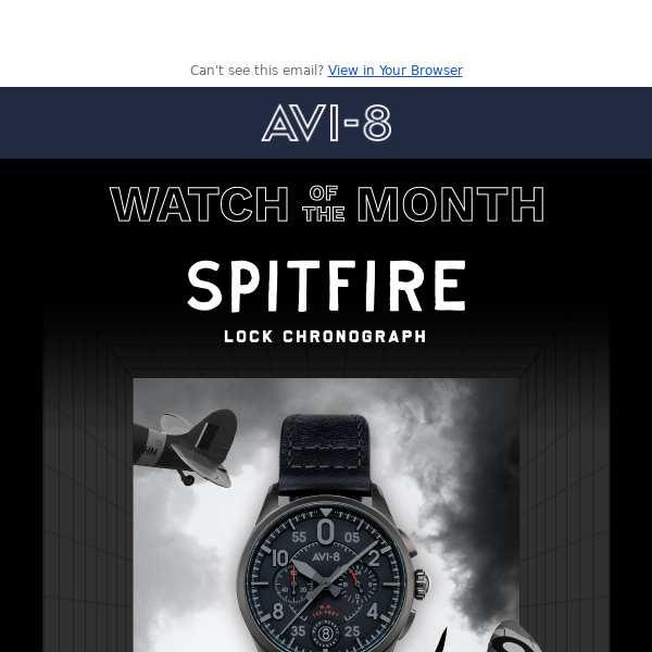 Watch of the Month ⌚: Spitfire Lock Chronograph