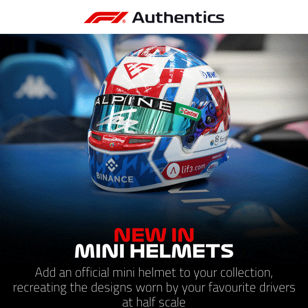 Mini Helmets | F1's Iconic Designs At Half Scale - F1 Authentics