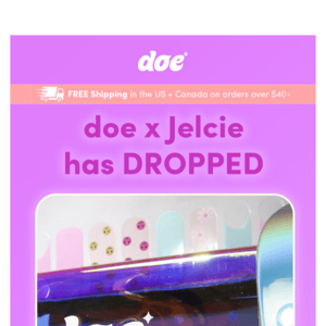 doe x Jelcie: Grab Your Limited Edition Gellies Now