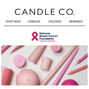 The ultimate PINK candles 🌸