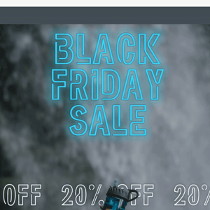 💦The EPIC Black Friday Sale! 20% OFF!