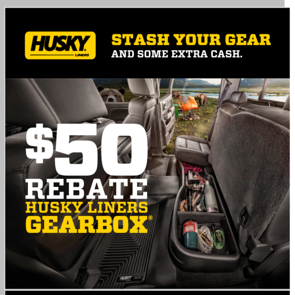 Remember to Stash Your Cash with Husky Liners!