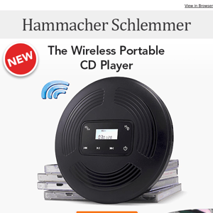 The Wireless Portable CD Player