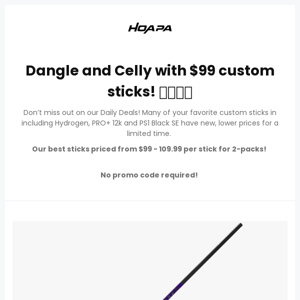 Daily Deals! SAVE now with $99 Custom sticks! 🚨🥅🏒