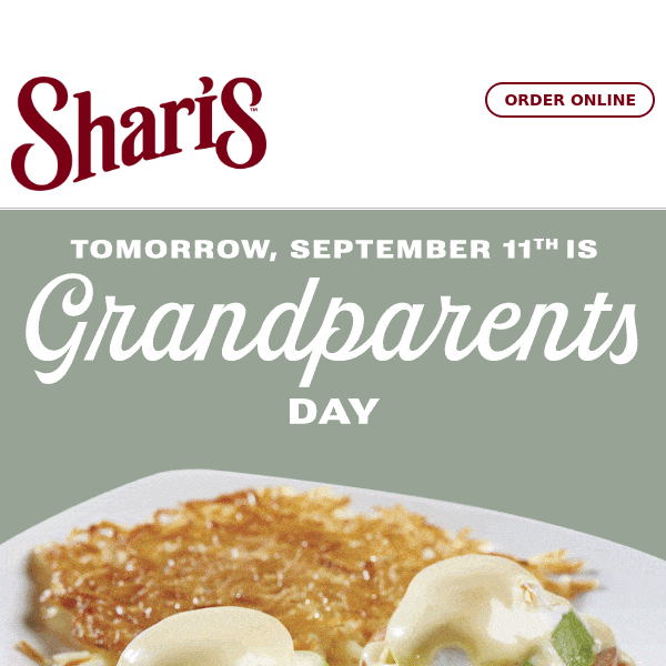 Tomorrow is Grandparents Day!