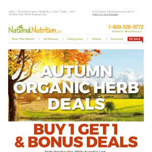Organic Herbs 🌿 Buy 1 Get 1 & Bonus