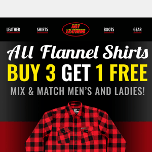 🔥 Flannel Shirts!