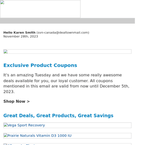 SVN Exclusive Customer Coupons