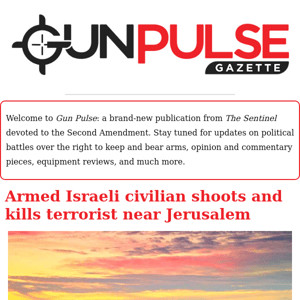 Armed civilian stops terror attack near Jerusalem