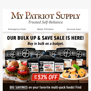 Score BIG Savings on Bulk Foods!