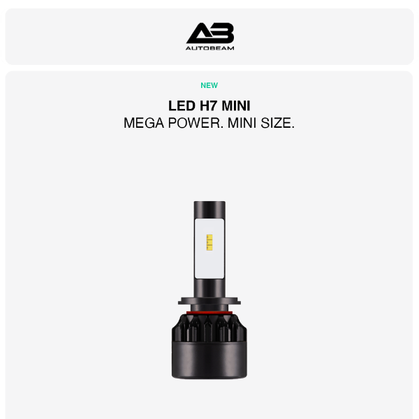 LED H7 Dipped Beam Unit – Autobeam