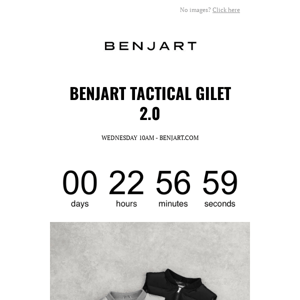 New Release! Benjart Tactical Gilet 2.0 - Wednesday 10AM Benjart.com