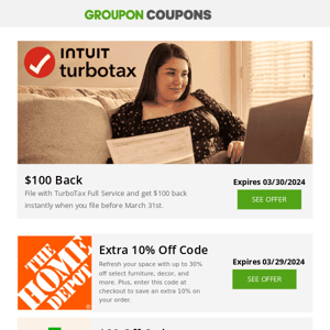 Home Depot, Instacart, Cabela's, MAX, Ford & More Spring Savings 🌱