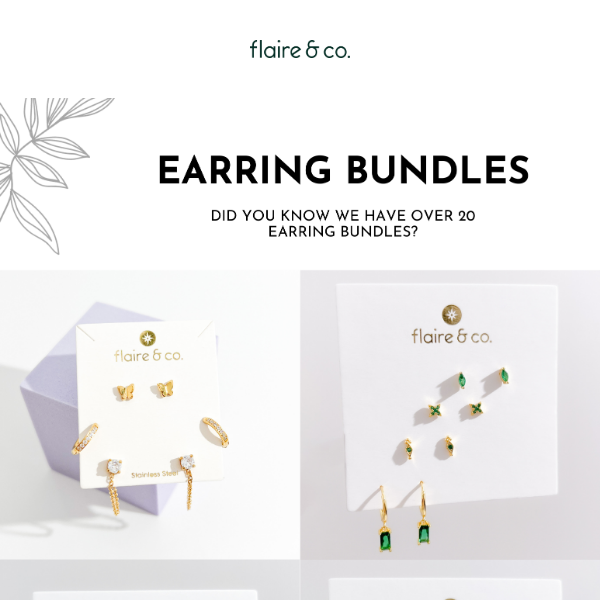 Have you checked out our Earring Bundles yet?  ✨