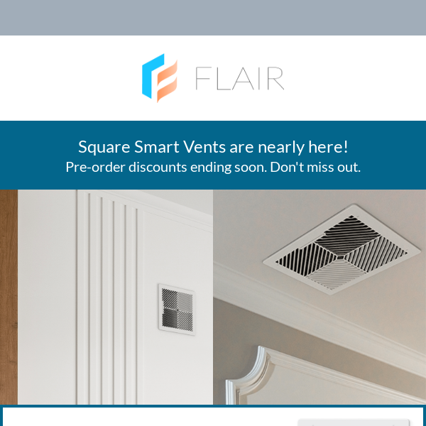 Square Smart Vents are nearly here!