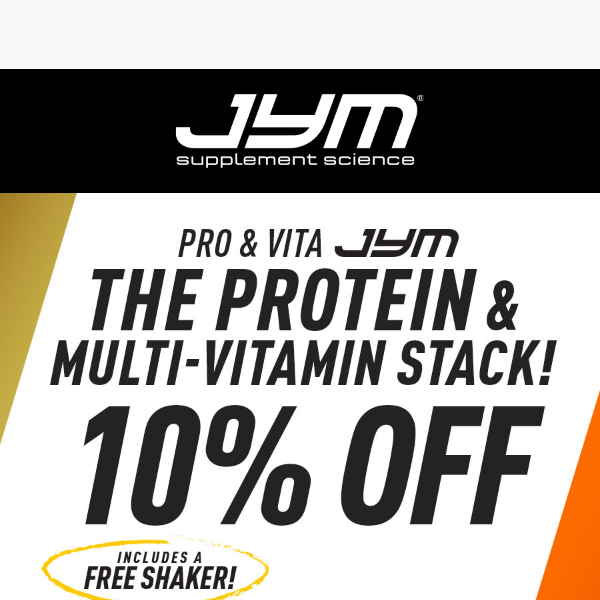 The Perfect JYM Protein & Multivitamin Stack + My $25K New Year's Challenge