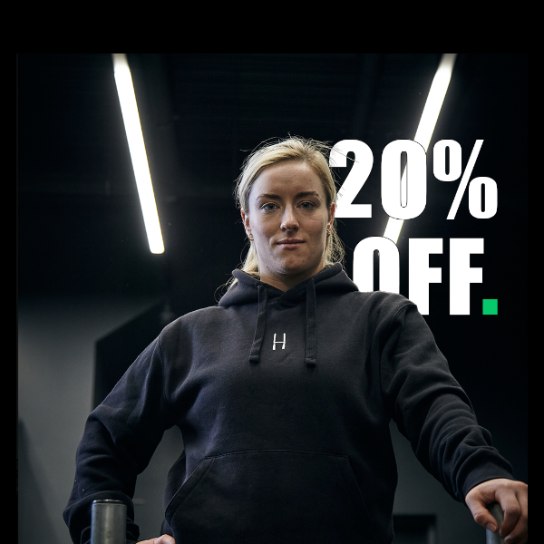 🏉 Last Chance To Save 20% On Everything!