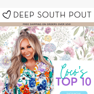 Check out Coco's Top 10! 🌸