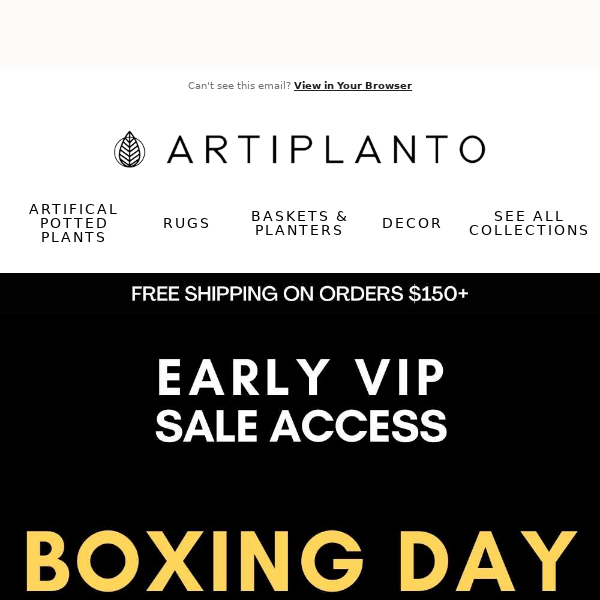 🌿VIP Access: Up to 50% Off All Plants Artiplanto