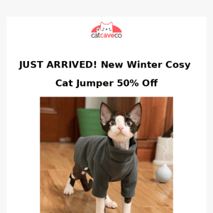 New Cosy Winter Cat Jumper