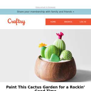 Paint This Cactus Garden for a Rockin’ Good Time