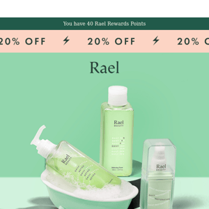 Treat Yourself to 20% OFF this weekend only! 🧖‍♀️