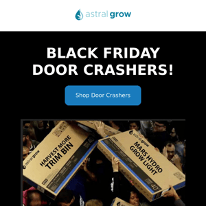 Black Friday Door Crashers!