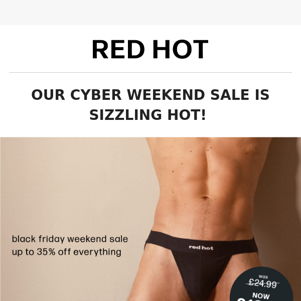 Our BIGGEST Cyber Weekend sale now on!