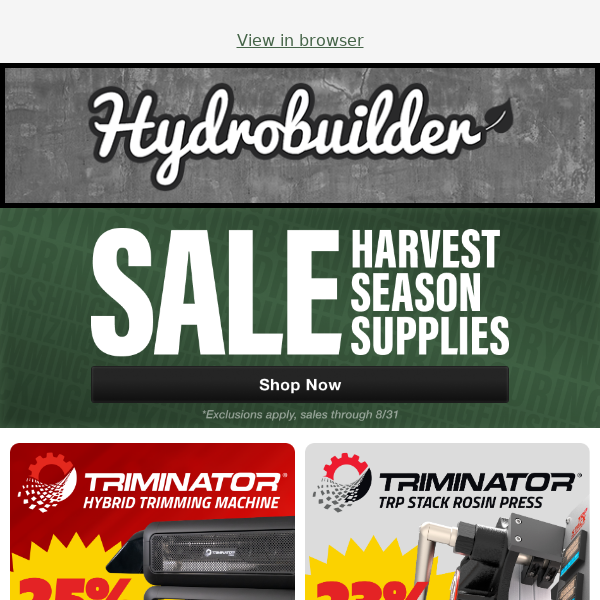 Harvest Season Deals! Get Discounts Now! 🍃