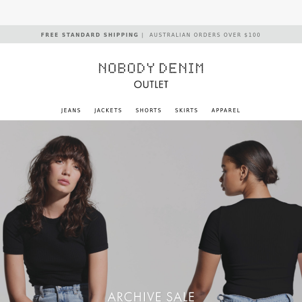 Up to 60% Off | Nobody Denim Archive Sale