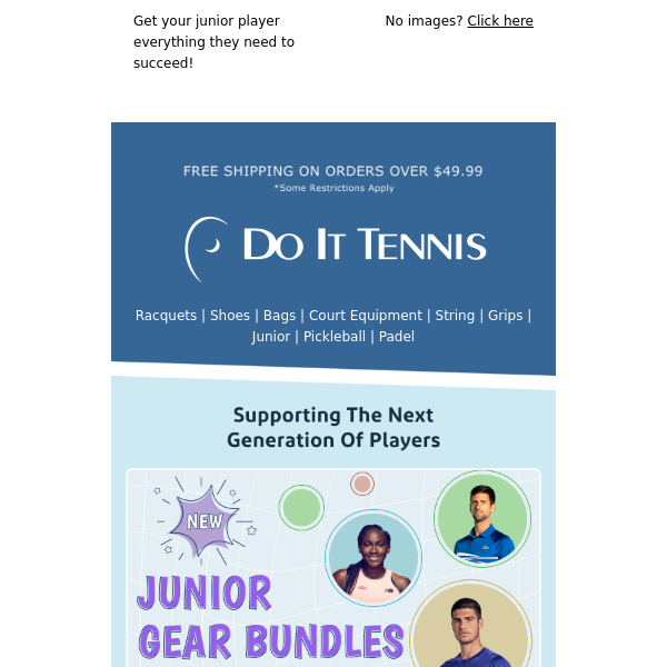 🎾 Pro Player Tennis Kits for Kids