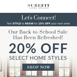 Our Back-To-School Sale Has Been Refreshed!