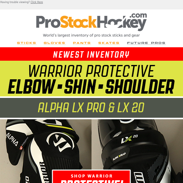 New Inventory! Shop Warrior Protective Gear