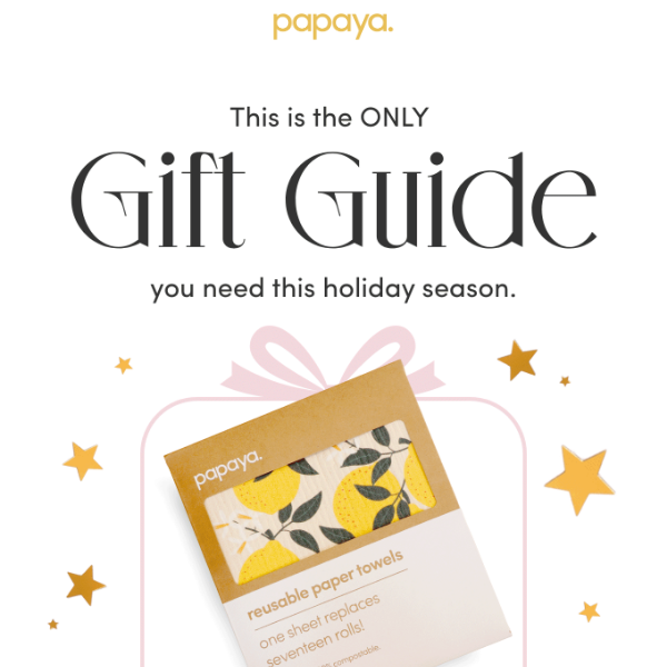 The Papaya Gift Guide is here! 🙌