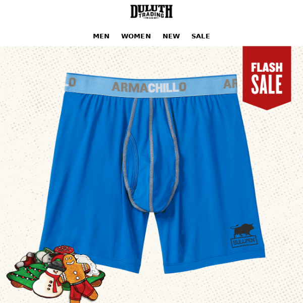 $18 Men's Solid Armachillo Underwear Sale! - Duluth Trading Company