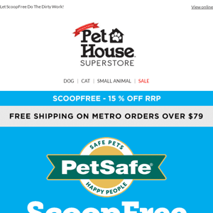 Petsafe ScoopFree Litter Range - Save 15% Off RRP!