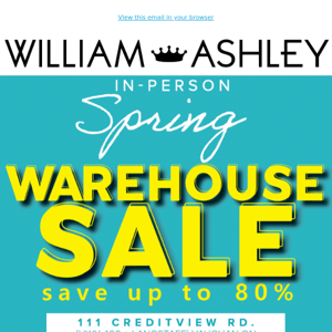 💥TORONTO's Best Warehouse Sale Opens Tomorrow - Thursday, April 21! SAVE UP TO 80%✨