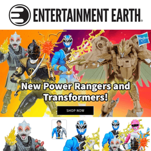 Check This Out! 😍 New Transformers and Power Rangers for Pre-Order!