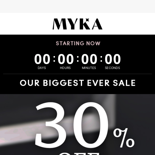 30% Off! Biggest BLACK FRIDAY Sale EVER