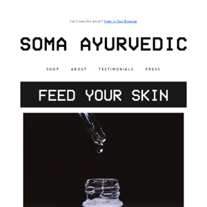 Feed your skin