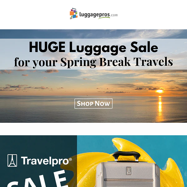 Huge Spring Break Discounts Continue! ☀️