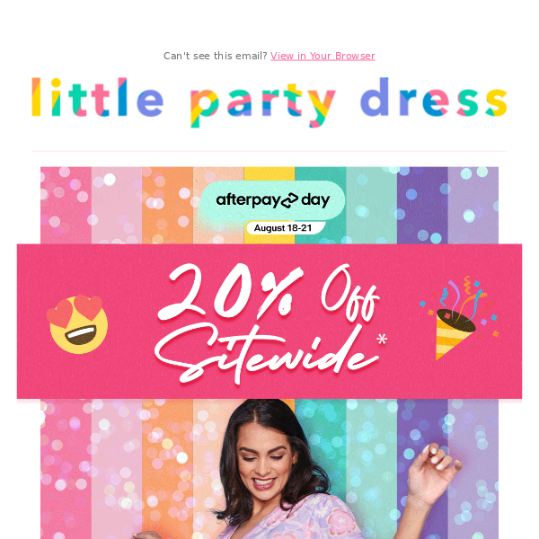 💫 EARLY ACCESS Afterpay Day Sale - 20% off* Sitewide! 💖