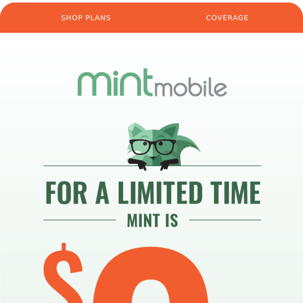 Mint is now zero bucks a month