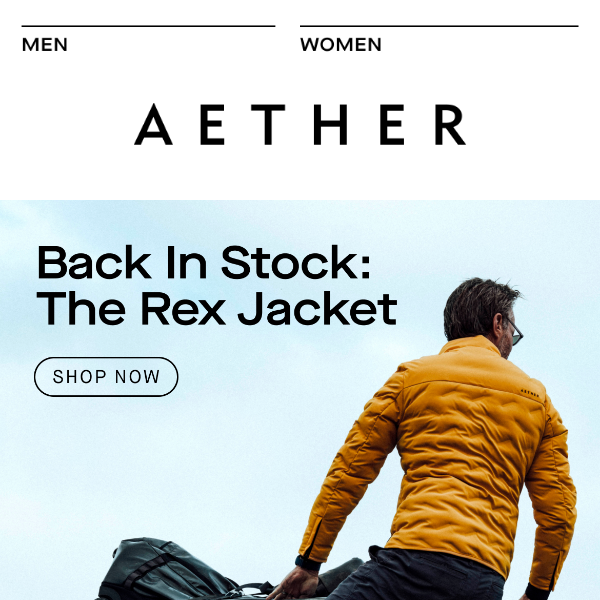 Back In Stock: The Rex Jacket